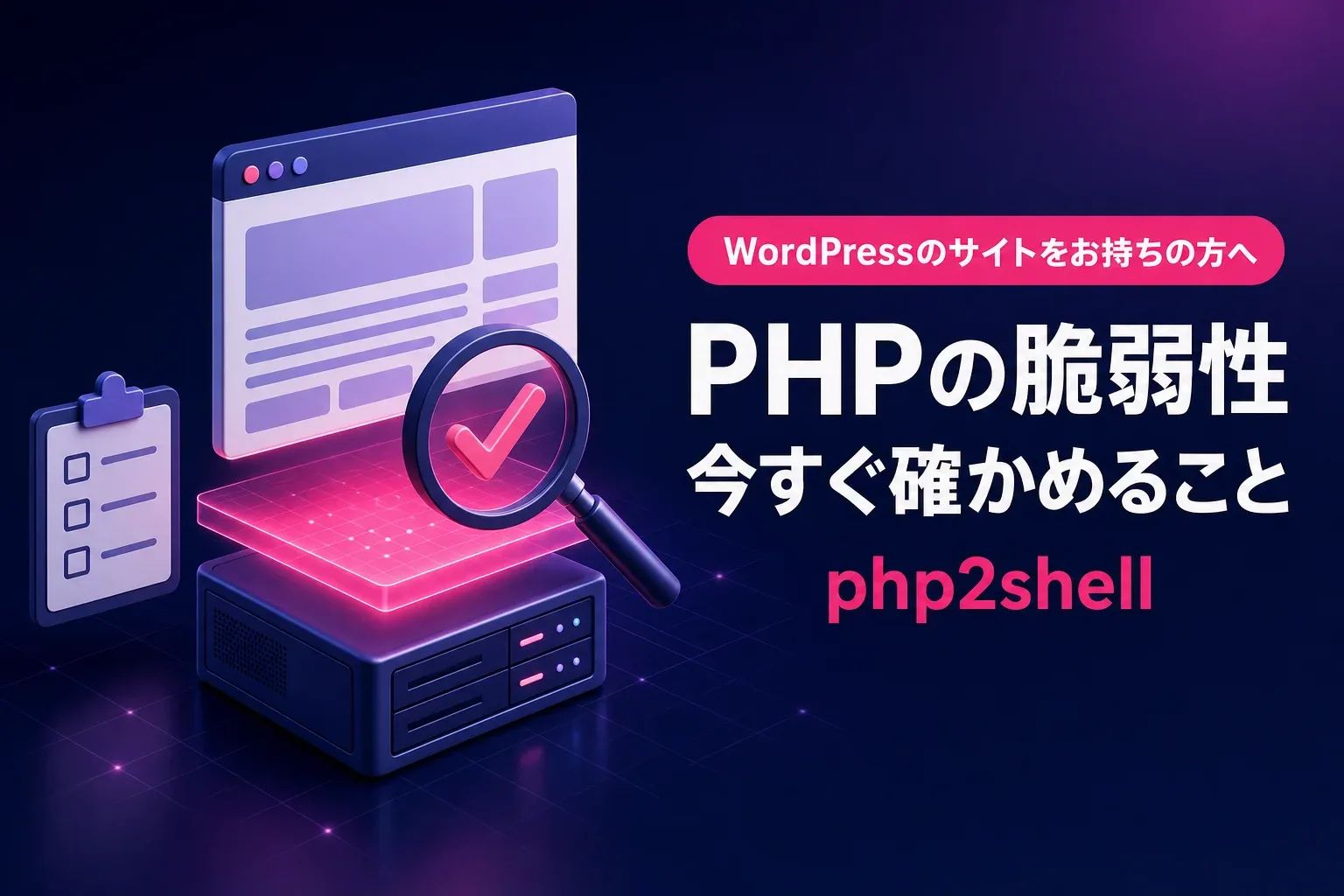 【10/23最新】PHP脆弱性、WordPressの対応方法|会社のサイトで確かめる7つのこと(php2shell)